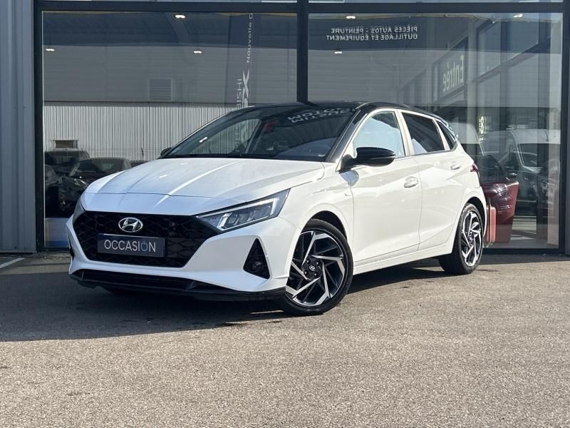 Théobald Occasion Hyundai i20 Hybride Berline Blanc